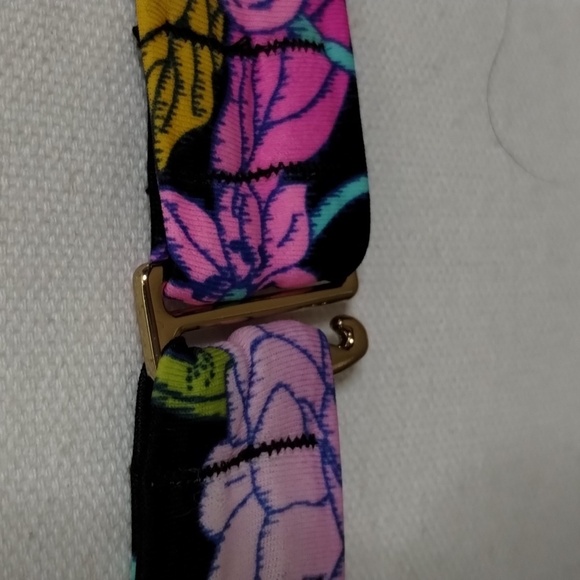 Victoria Secret 34DD floral bikini top fasten back and neck tie back - Picture 4 of 8